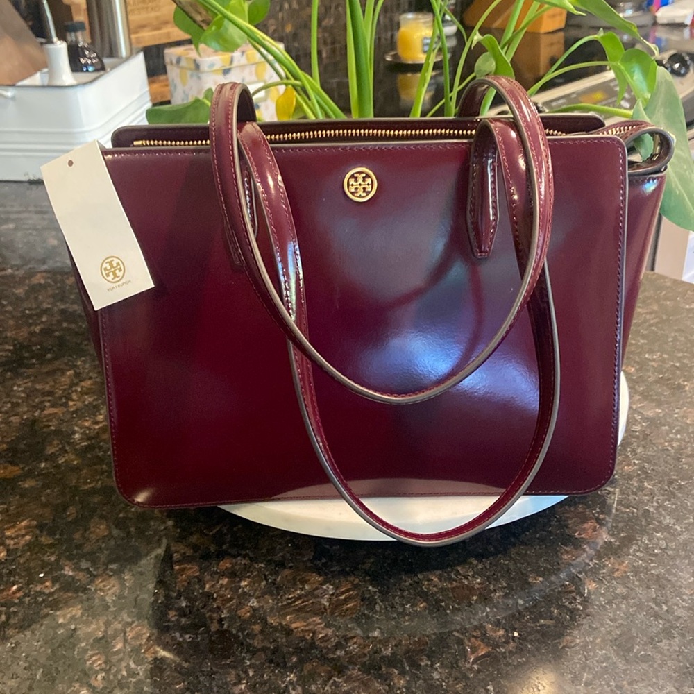 Tory Burch Spazzolato Small Tote